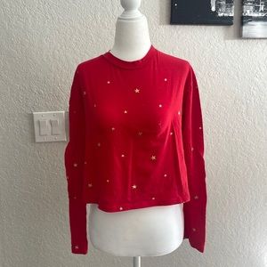 PINK. Crop night shirt w ⭐️ ⭐️